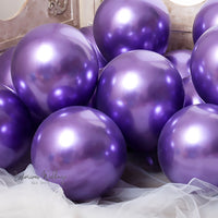 20pcs Chrome Metallic Party Balloons Luxurious Weddings