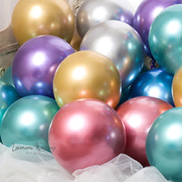 20pcs Chrome Metallic Party Balloons Luxurious Weddings