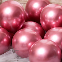 20pcs Chrome Metallic Party Balloons Luxurious Weddings