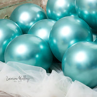 20pcs Chrome Metallic Party Balloons Luxurious Weddings