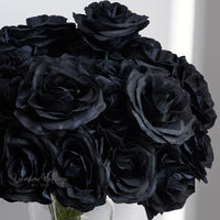 Artificial Black Roses 