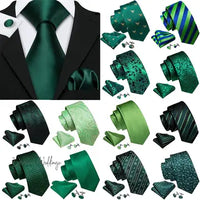 Olive Green Tie Set Luxurious Weddings