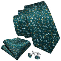 a tie, cufflinks and a pair of cufflinks