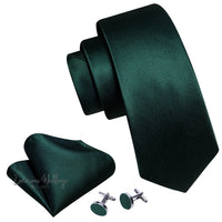 Olive Green Tie Set Luxurious Weddings