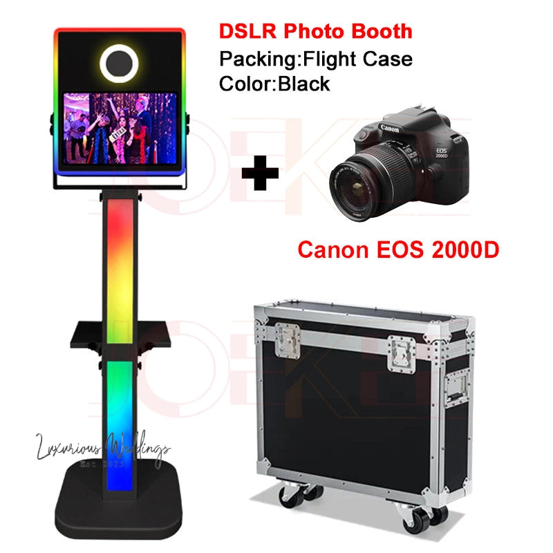 15.6-inch Touch Screen DSLR Photo Booth Luxurious Weddings