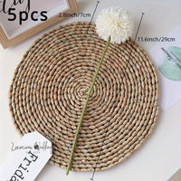 5pcs Artificial Chrysanthemum Ball Flowers Luxurious Weddings