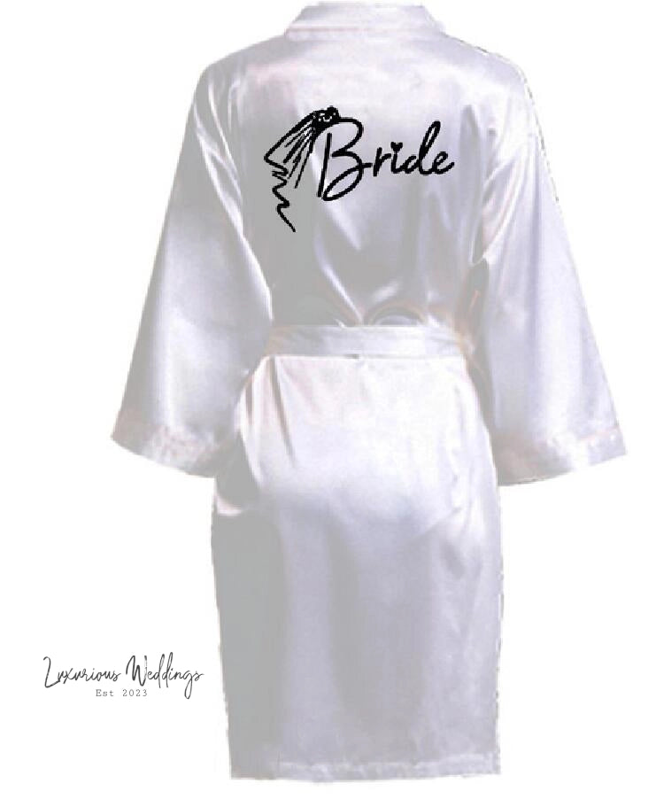 Team Bride Satin Robe