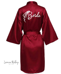 Team Bride Satin Robe Luxurious Weddings