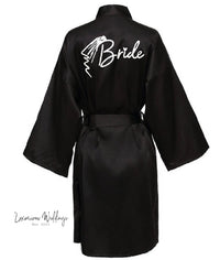 Team Bride Satin Robe Luxurious Weddings