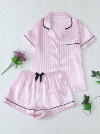 Luxurious Satin Pajama Set for Women Sleepwear Luxurious Weddings