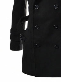 Men's 1pc Double Breasted Overcoat