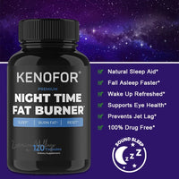 a bottle of kenofor night time fat burner