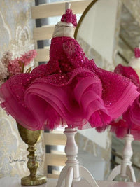 Girl's Sequin Bow Princess Dress girls formal dress Luxurious Weddings