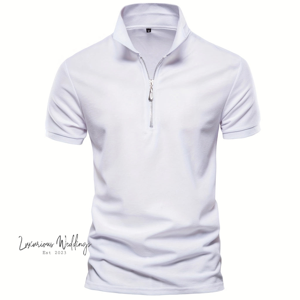 High Quality Men's Giraffe Polo Shirt Luxurious Weddings