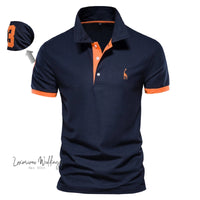 High Quality Men's Giraffe Polo Shirt Luxurious Weddings