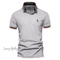 High Quality Men's Giraffe Polo Shirt Luxurious Weddings