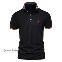 High Quality Men's Giraffe Polo Shirt Luxurious Weddings