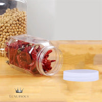 Airtight Plastic Storage Jars 8pcs Set