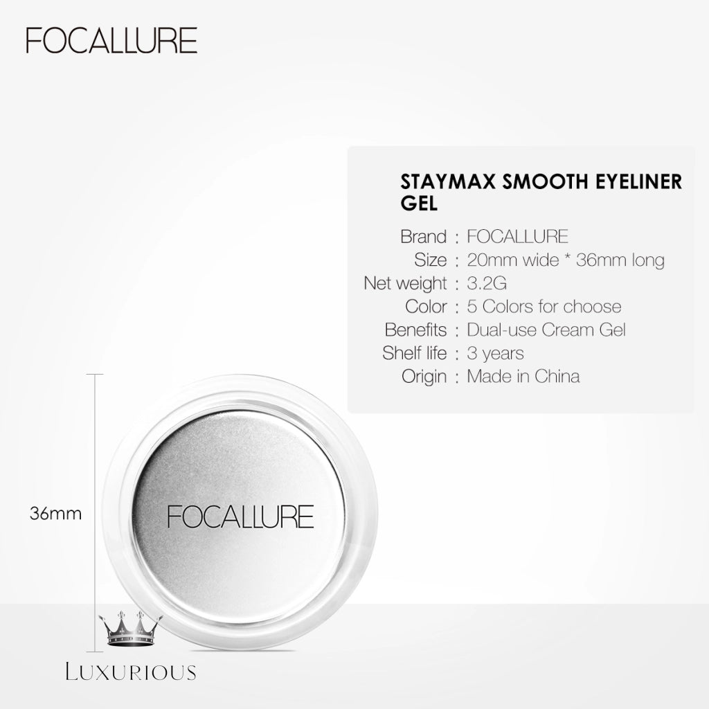 Focallure Waterproof Gel Eyeliner & Eyebrow Cream