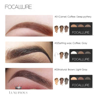 FOCALLURE 3-Color Brow Powder Palette