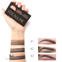 FOCALLURE 3-Color Brow Powder Palette