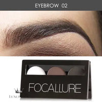 FOCALLURE 3-Color Brow Powder Palette Luxurious Weddings