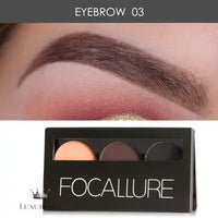 FOCALLURE 3-Color Brow Powder Palette Luxurious Weddings