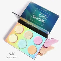 Focallure 6-Color Northern Lights Glow Bronzer Palette Luxurious Weddings