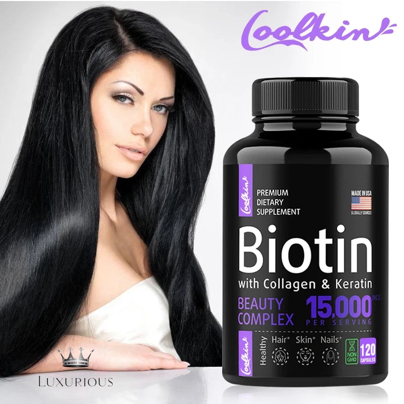 Keratin Supplement with Collagen, Biotin - Vitamins for Hair, Skin and Nails Luxurious Weddings