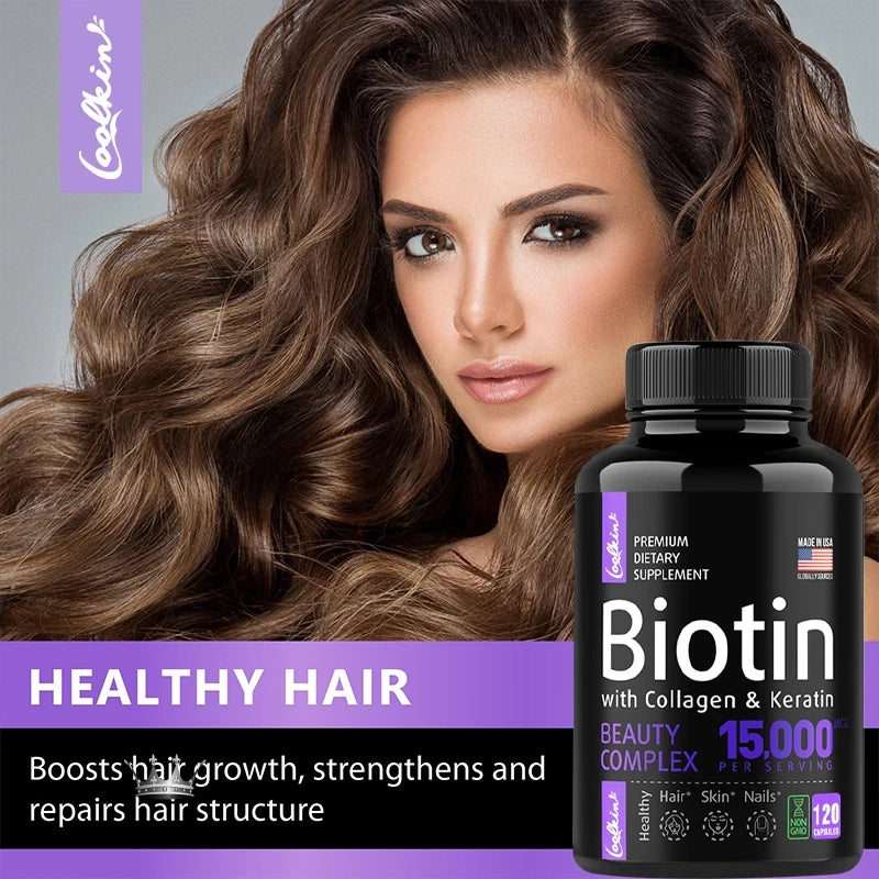 Keratin Supplement with Collagen, Biotin - Vitamins for Hair, Skin and Nails Luxurious Weddings