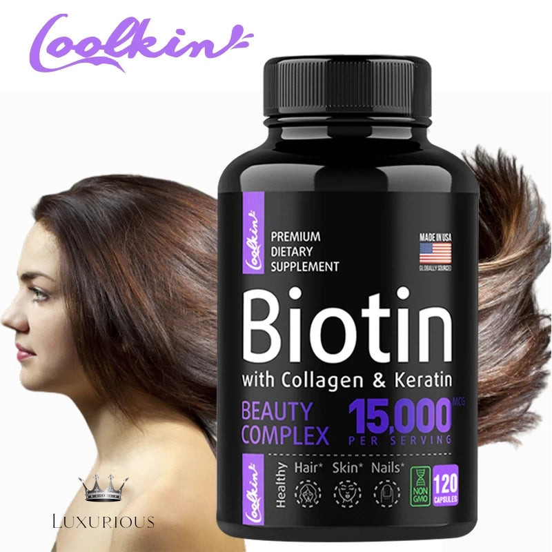 Keratin Supplement with Collagen, Biotin - Vitamins for Hair, Skin and Nails Luxurious Weddings