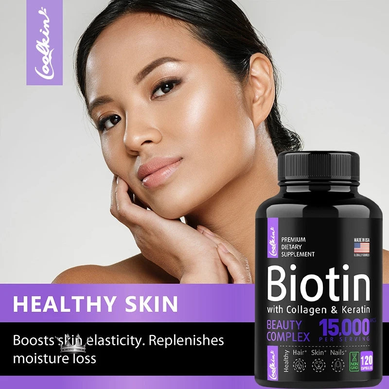 Keratin Supplement with Collagen, Biotin - Vitamins for Hair, Skin and Nails Luxurious Weddings