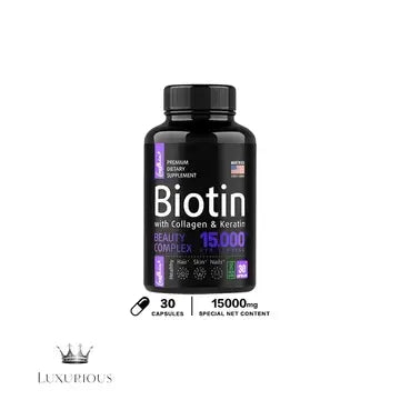 Keratin Supplement with Collagen, Biotin - Vitamins for Hair, Skin and Nails Collagen Luxurious Weddings