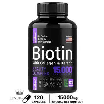 Keratin Supplement with Collagen, Biotin - Vitamins for Hair, Skin and Nails Luxurious Weddings