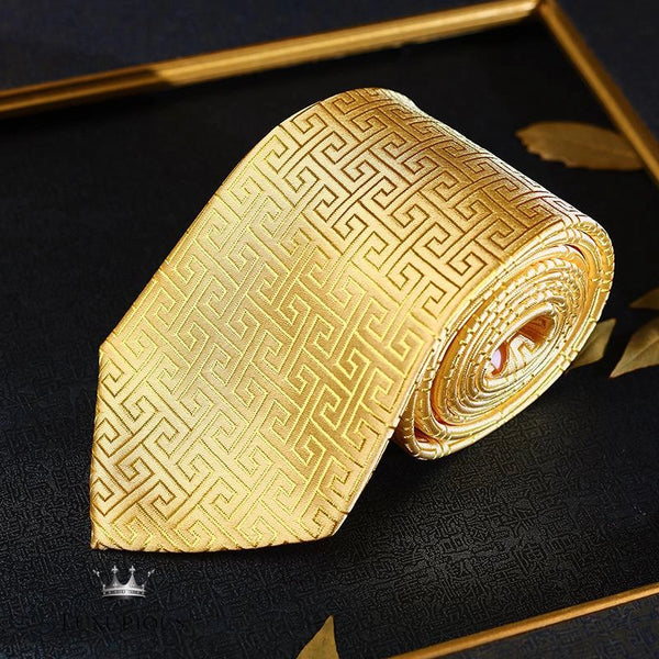 Luxury Dragon Necktie - Classic Office Business Gift Luxurious Weddings