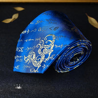 Luxury Dragon Necktie - Classic Office Business Gift Luxurious Weddings