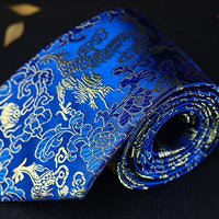 Luxury Dragon Necktie - Classic Office Business Gift Luxurious Weddings