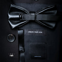 Handmade Luxury Feather Bow Tie Gift Set + Box Luxurious Weddings