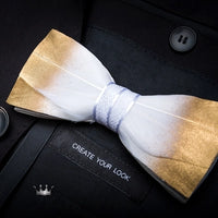 Handmade Feather Bow Tie Gift Set Luxurious Weddings