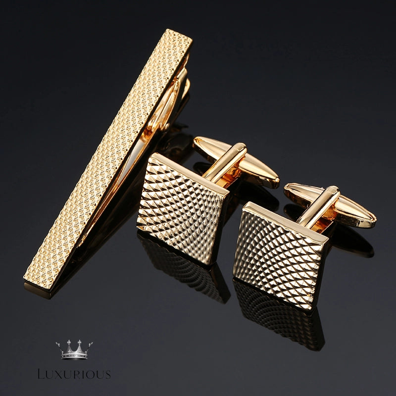 Men's Copper Flower Cufflink Box Set Cufflinks Luxurious Weddings