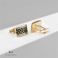 Elegant Men's Cufflinks Gift Set Luxurious Weddings