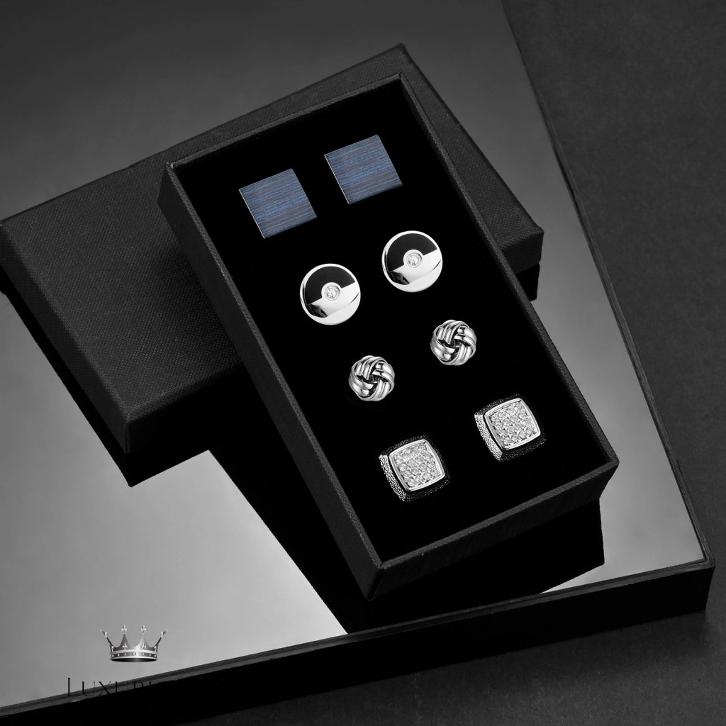 Elegant Men's Cufflinks Gift Set Cufflinks Luxurious Weddings