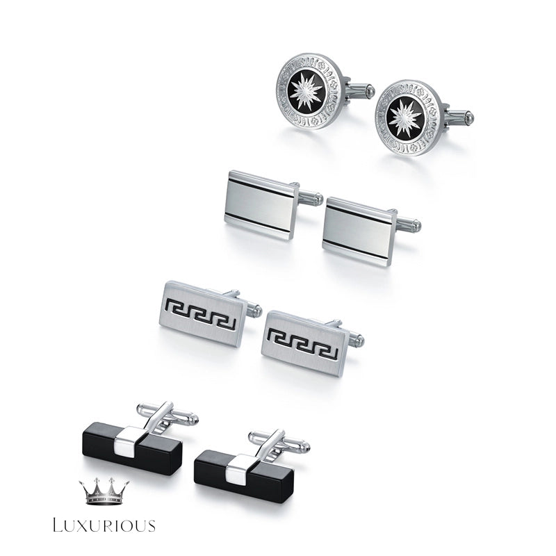 Elegant Men's Cufflinks Gift Set Cufflinks Luxurious Weddings