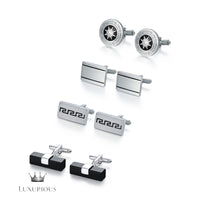 Elegant Men's Cufflinks Gift Set Luxurious Weddings