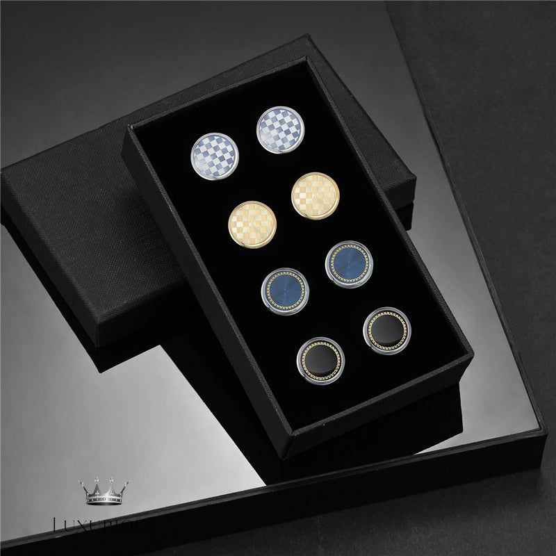 Elegant Men's Cufflinks Gift Set Luxurious Weddings