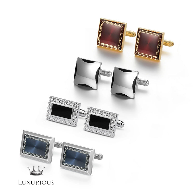 Elegant Men's Cufflinks Gift Set Cufflinks Luxurious Weddings