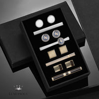 Luxury Tie Clips & Cufflinks Set Luxurious Weddings