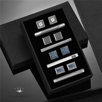 Luxury Tie Clips & Cufflinks Set Cufflinks Luxurious Weddings