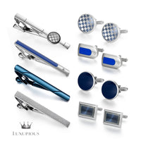 Luxury Tie Clips & Cufflinks Set Cufflinks Luxurious Weddings