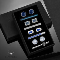 Luxury Tie Clips & Cufflinks Set Cufflinks Luxurious Weddings